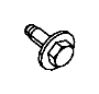 View BOLT, SCREW, Used for: SCREW AND WASHER. Hex Flange Head, Hex Head. M8x1.25x25, M8X1.25X25.00. Mounting, Right.  Full-Sized Product Image