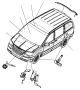 View SENSOR. Headlamp. Rear.  Full-Sized Product Image