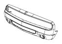 Image of Bumper Cover (Front, Upper, Lower) image for your Dodge