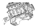 View BRACKET. Engine Mount. Left Side.  Full-Sized Product Image