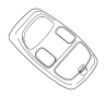 View Center Console. OVERHEAD CONSOLE.  Full-Sized Product Image