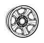 View WHEEL. Steel. Front or Rear.  Full-Sized Product Image