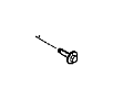 View SCREW. Hex Head. M6x1.00x30.00. Left, Mounting, Right, Used for: Right And Left.  Full-Sized Product Image