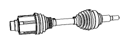 CV Axle Assembly (Front)