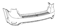 View Bumper Cover (Rear, Upper, Lower) Full-Sized Product Image