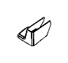 Image of COVER, SHIELD. RISER. Front, Front Outer, Inboard, Outboard, Right. Export, Mexico. [BLACK/RED]... image for your 2019 Dodge Grand Caravan   