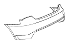 68081863AD Bumper Cover (Rear, Upper, Lower)