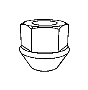 Image of Wheel Lug Nut image for your 2018 Ram ProMaster City   