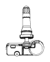 Image of SENSOR. Tire Pressure. bproauto, Export, Magneti Marelli. [Tire Pressure. image for your Chrysler