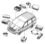 View Tire Pressure Monitoring System (TPMS) Control Module Full-Sized Product Image