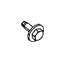 View BOLT, SCREW, Used for: SCREW AND WASHER. Hex Flange Head, Hex Head. M8x1.25x25, M8X1.25X25.00. Mounting, Right.  Full-Sized Product Image