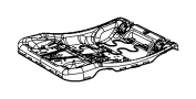 Image of FOAM. Seat Cushion. Front, Front Left. Right. [Light Graystone Seats]. image for your 2023 Chrysler 300   