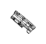 68038976AD Curtain Air Bag Bracket