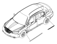 Image of APPLIQUE. B Pillar, Front Door. Right. image for your 2021 Dodge Challenger   