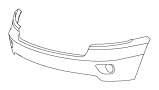 View FASCIA. Front Upper. Primed.  Full-Sized Product Image