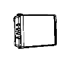 Image of HVAC Heater Core image for your 2014 Ram 1500 ST Crew Cab Pickup Fleetside 3.6L Pentastar V6 FLEX A/T RWD 