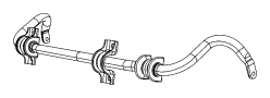 Suspension Stabilizer Bar (Front). Air Suspension.