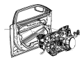 Image of BRACKET. Door Handle. Right. image for your Chrysler