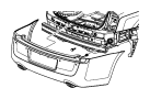 Image of Bumper Cover (Rear, Upper, Lower) image for your 2023 Ram 1500 Classic Warlock Crew Cab Pickup Fleetside 3.6L Pentastar V6 FLEX A/T RWD 