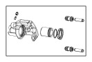 View PIN KIT. Disc Brake. Left, Right, Right or Left.  Full-Sized Product Image