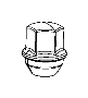 View NUT. Lug, Wheel. M14X1.5.  Full-Sized Product Image