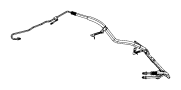 View HOSE, LINE. Power Steering Pressure, Used for: Power Steering Pressure and Return. Left Hand Drive. All Wheel Drive.  Full-Sized Product Image