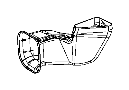 View Air. Hose. Duct. Inlet. (Front, Lower) Full-Sized Product Image