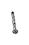 View Bolt. Crossmember. Engine. Suspension. Cradle. (Front, Rear) Full-Sized Product Image