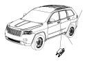 Image of Parking Aid Control Module image for your 2000 Jeep Grand Cherokee   