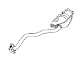 Image of Used for: RESONATOR AND PIPE. Exhaust. [5.7L V8 HEMI MDS VVT. image for your 1998 Dodge Grand Caravan   