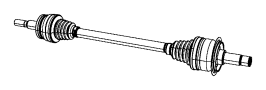 Image of SHAFT. Axle Half. Export, Left, Left Or Right, Right, Right or Left, Used for: Right and Left. [2... image for your 2011 Jeep Grand Cherokee   