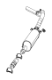 Image of Pipe. Exhaust. Tail. Exhaust Pipe. Exhaust. image for your 1997 Dodge Dakota   