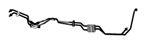 View Automatic Transmission Oil Cooler Hose Assembly Full-Sized Product Image