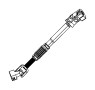 View SHAFT. Intermediate, Steering column intermediate. Lower.  Full-Sized Product Image