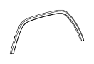 Image of MOLDING. Fender, Wheel Flare. Front Fender. Left. [No Description. image for your 2011 Jeep Grand Cherokee   
