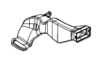 View Instrument Panel Air Duct (Lower) Full-Sized Product Image