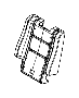 Image of Seat Back Cushion image for your 2017 Ram 1500   