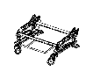 Image of ADJUSTER. Seat. [Frt Pass Forward Fold. image for your Dodge