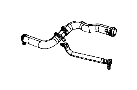 Hose. Coolant. Outlet. Engine. OIL COOLER. Radiator. Flexible hose that is.