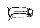 View DOOR. Passenger Air Bag.  Full-Sized Product Image