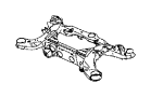 View SUBFRAME. Rear axle.  Full-Sized Product Image