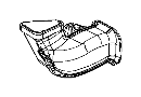 View Air. Hose. Duct. Inlet. (Front, Lower) Full-Sized Product Image