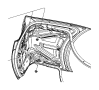 View Used for: NUT AND WASHER. Hex Lock. M6-1.0. Mounting. Heat Shield.  Full-Sized Product Image