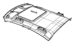 View PLUG. Headliner. Export, Left Or Right. Rear.  Full-Sized Product Image