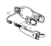 Image of BRACKET. Door Handle. Left, Right. image for your Chrysler