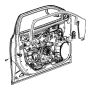 View MOLDING. Door Window Opening. Right.  Full-Sized Product Image