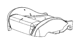 Image of COVER. Front Seat Cushion. Left. [Avorio (Ivory) Interior. image for your Chrysler