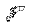 Pipe. Tail. Exhaust. Exhaust Tail Pipe Tip.