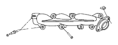 View Bolt. Manifold. Exhaust.  Full-Sized Product Image