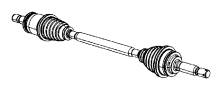 Axle Half. Shaft. 